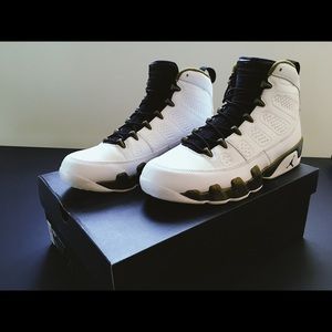 Air Jordan 9 Shoes, Militia Green, size 10.5 SOLD